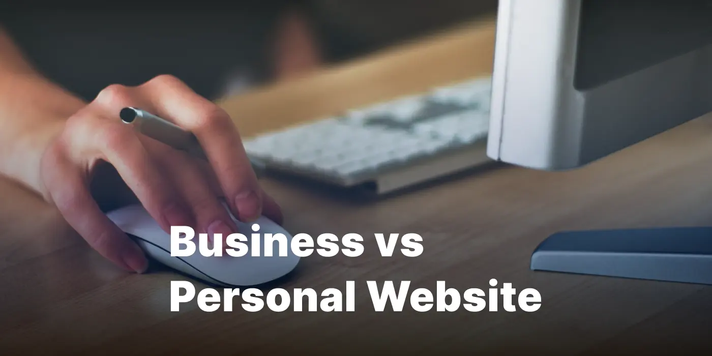 Business Vs Personal Website